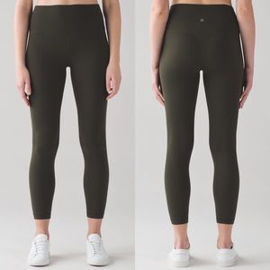 Lululemon Dark Olive Align II Leggings